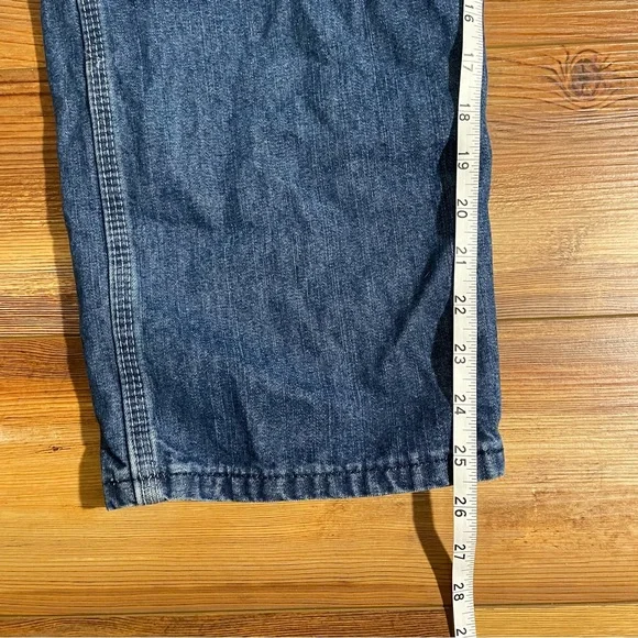 Key Apparel Carpenter Utility Style Denim Bib Overalls - No sign of wear 16short - Picture 9 of 9